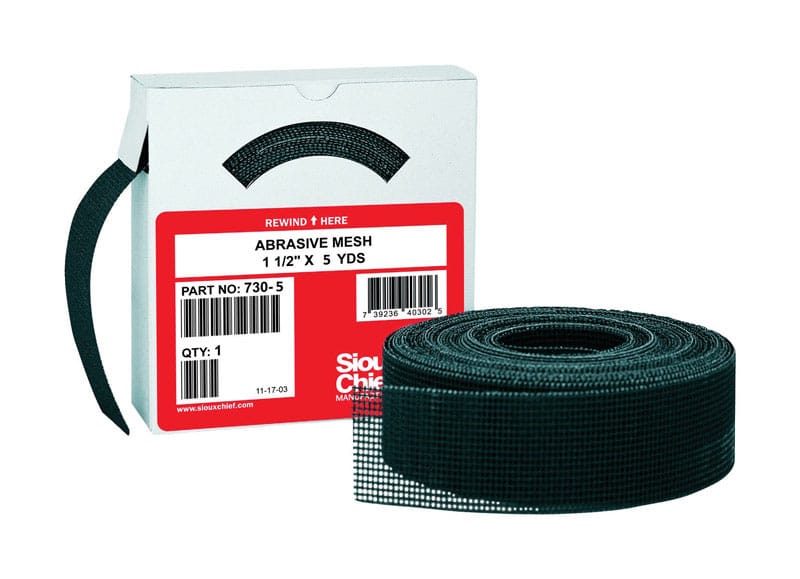 Sioux Chief 730-05 180 in. L X 1-1/2 in. W 180 Grit Abrasive Mesh Sandpaper 1 pk