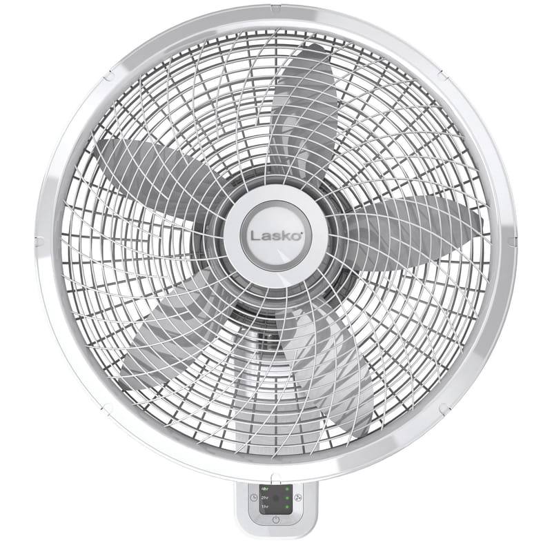 Lasko M18950 22.5 in. H X 18 in. D 3 speed Oscillating Wall Mount Fan Remote Control