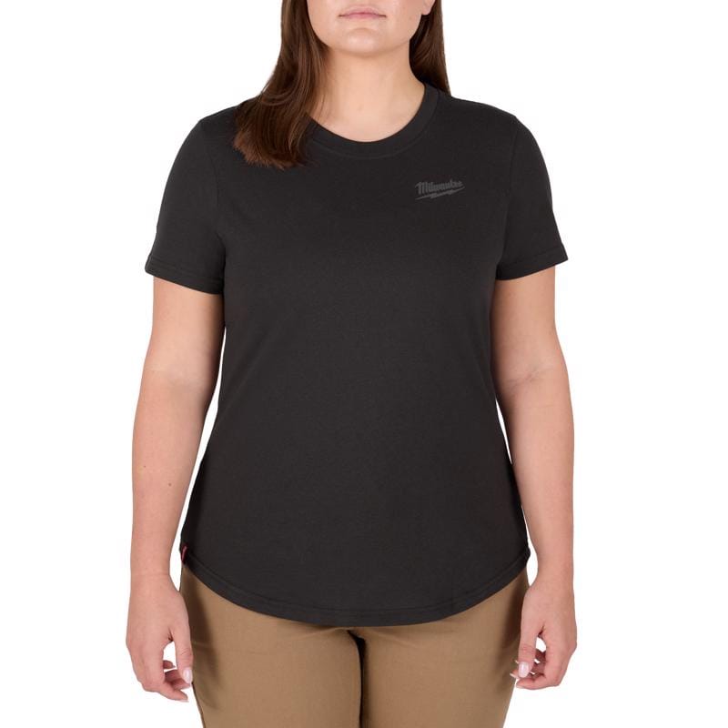 Milwaukee F452B-S Freeflex S Short Sleeve Women's Round Neck Black Tee Shirt