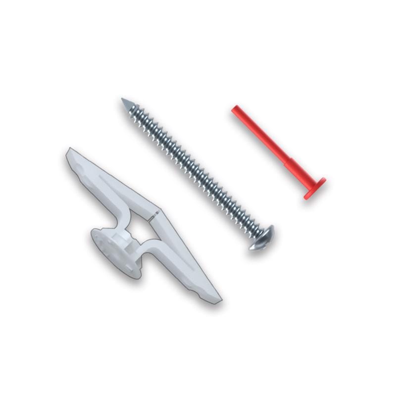 Toggler 50550 7/8 in. D X 1-7/8 in. L Plastic Flat Head Drywall Anchors 20 pc