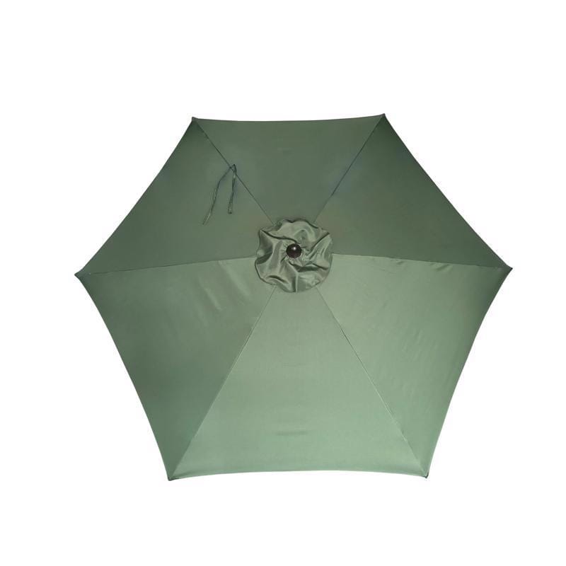 Living Accents YQ101BK-HGR 9 ft. Tiltable Hunter Green Market Umbrella