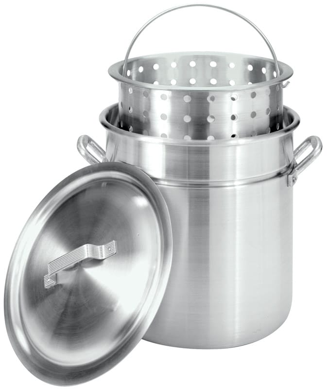 Bayou Classic 4042 Aluminum Stockpot 42 qt Silver