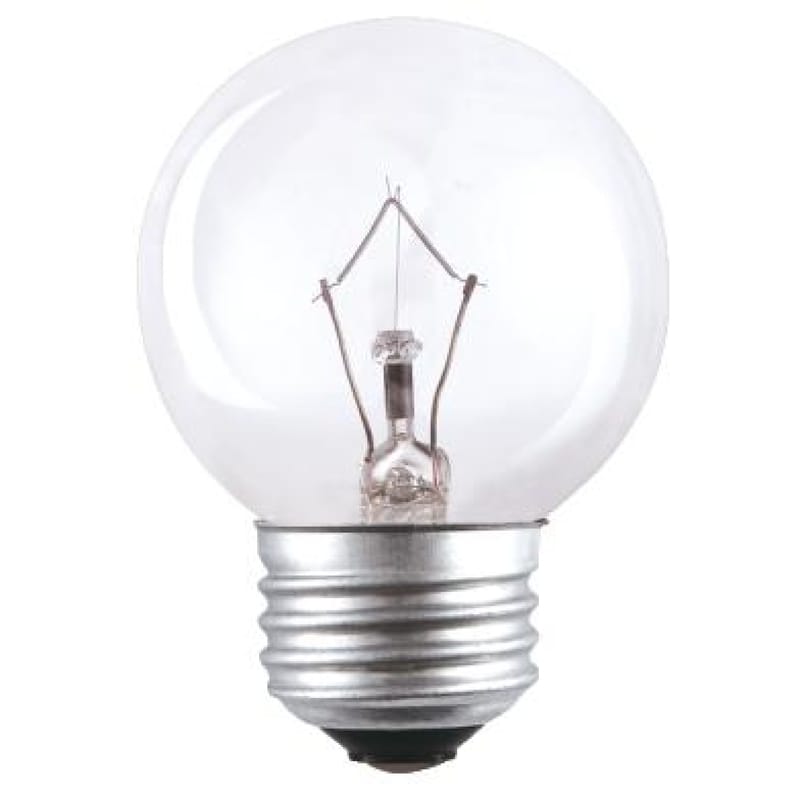Westinghouse 0324048 25 W G16.5 Globe Incandescent Bulb E26 (Medium) Warm White 2 pk