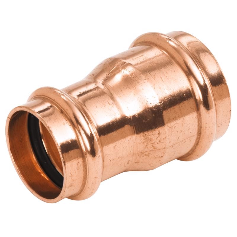 Nibco 9001750PCU 1-1/4 in. Press X 1 in. D Press Wrought Copper Reducing Coupling 1 pk