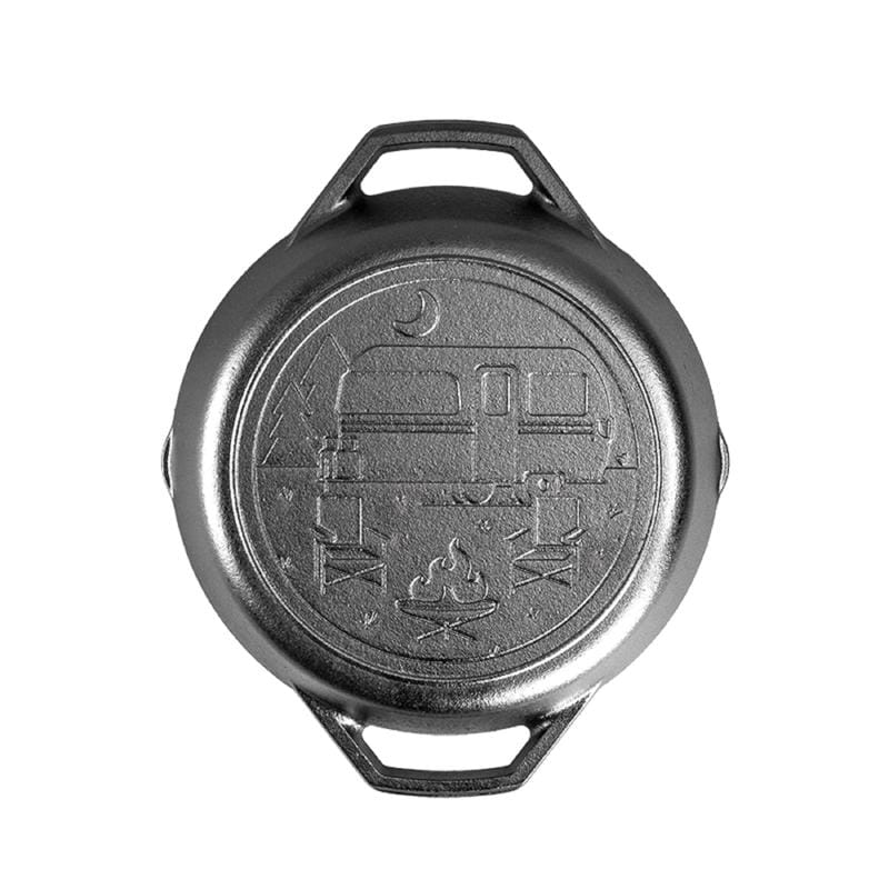 Lodge L8SKLWND Wanderlust Cast Iron Baking Pan 10.25 in. Black