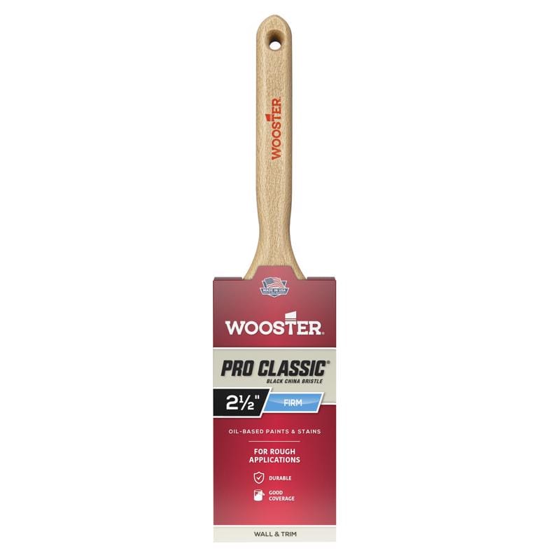 Wooster Z1202-2 1/2 Cutter 2-1/2 in. Firm Flat Paint Brush