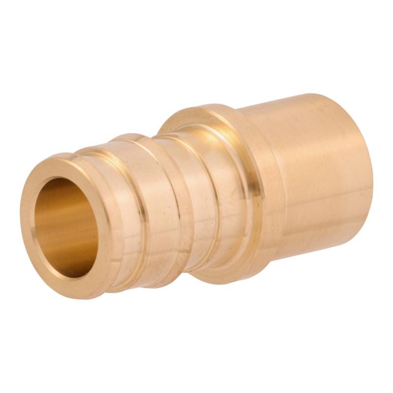 SharkBite UAB607LFA PEX-A 1/2 in. Expansion PEX each X 1/2 in. D Sweat each Brass Male Adapter
