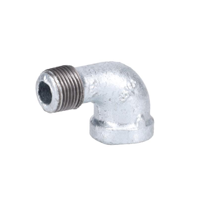 B & K 311USE90-38 STZ Industries 3/8 in. FIP each X 3/8 in. D MIP Galvanized Malleable Iron 90 Degree Street Elbow
