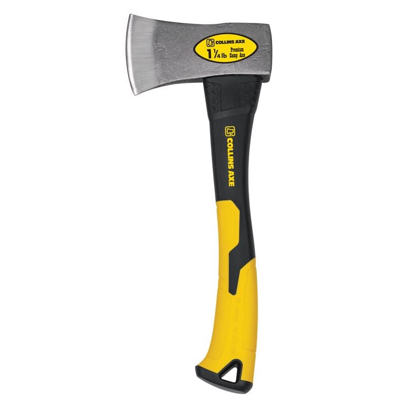 Collins Axe HC-1-1/4FDX-C Axe 1.25 lb Camp Fiberglass Handle Black