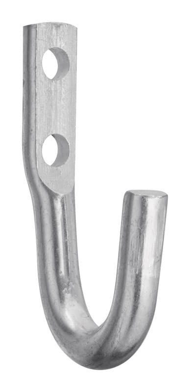 National Hardware N220-574 Medium Zinc-Plated Silver Steel 2 in. L Rope/Tarp Hook 100 lb 1 pk