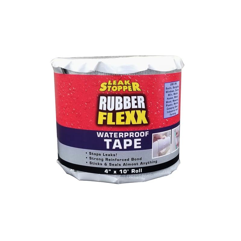 Leak Stopper 4602-GA Rubber Flexx White Rubber Polymers Waterproofing and Seam Tape