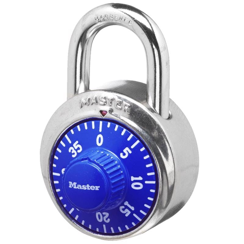 Master Lock 1506D 2 in. H X 1-7/8 in. W Steel Anti-Shim Technology Combination Padlock
