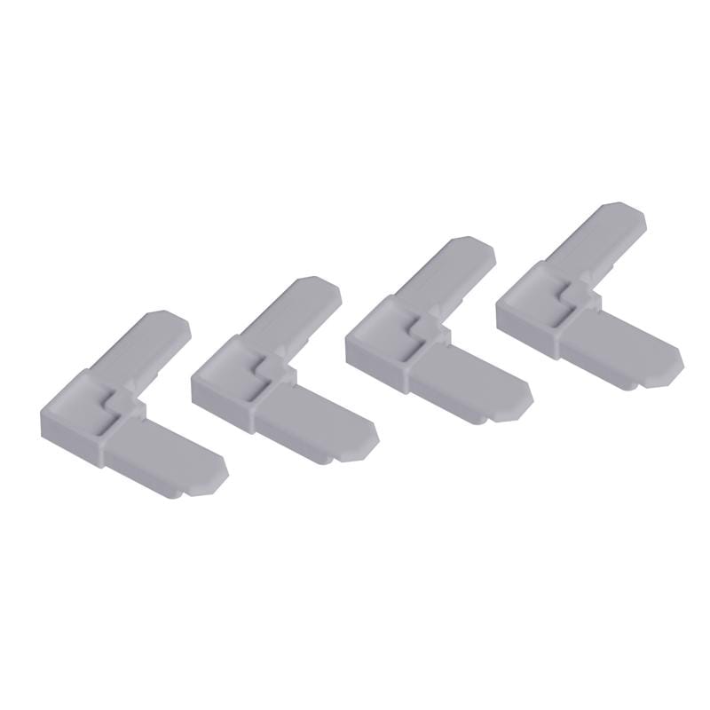 M-D Building Products 58631-P Gray Plastic Frame Corners 3/8 in. H 100 pk