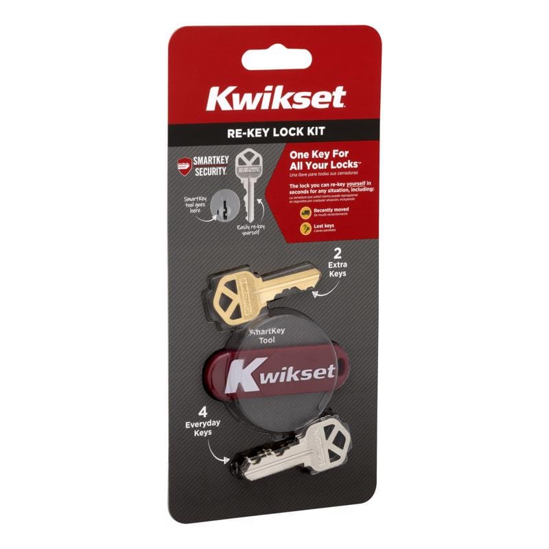 Kwikset 83262-001 Metal Smart Key Re-Key Kit 1 pk