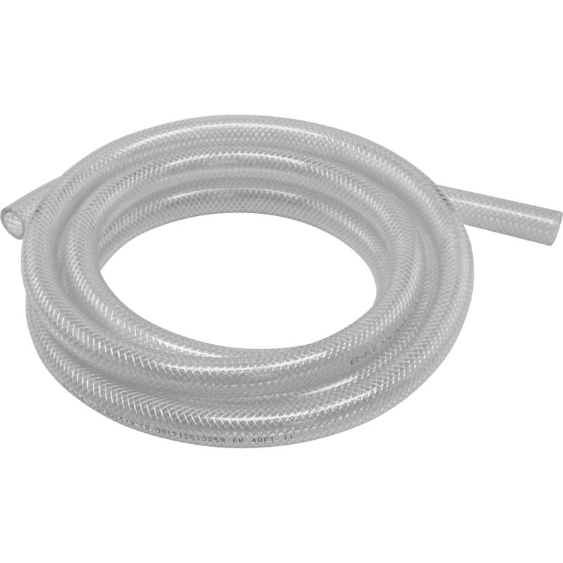 Ez Flo 98625 1/4 in. D X 1/2 in. D X 20 ft L PVC Braided Tubing