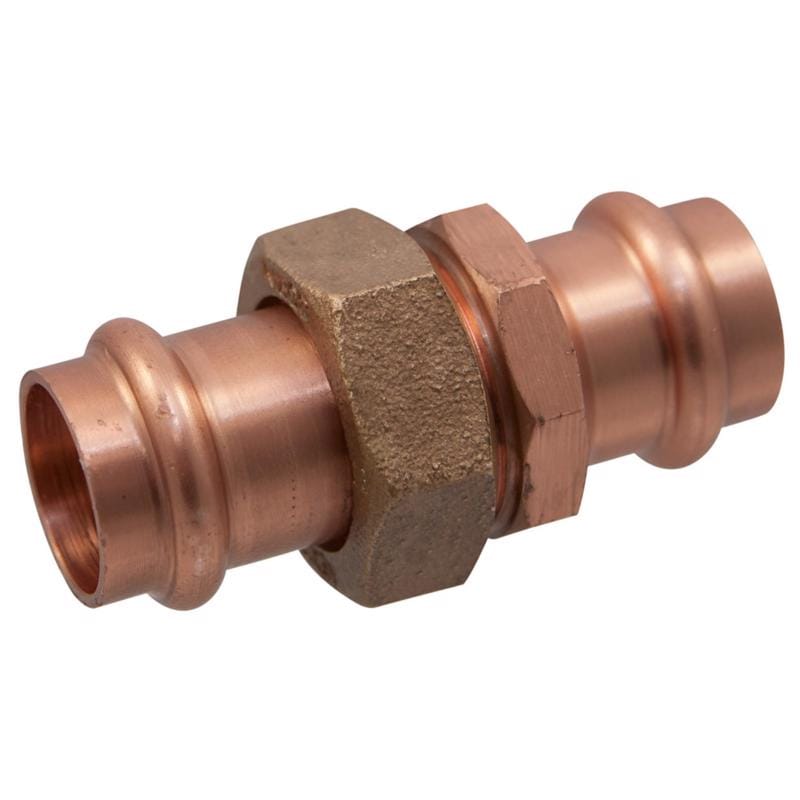 Nibco 9256600PCU 1 in. Press X 1 in. D Press Wrought Copper Union 1 pk