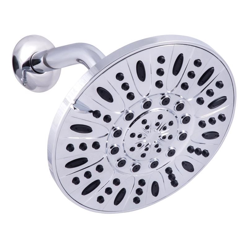 Oakbrook Collection 520 A3372CCP-WS Chrome PVC 3 settings Wallmount Showerhead 1.8 gpm