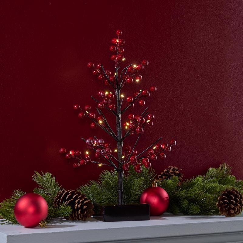 Celebrations 20518-71 LED Red/Warm White Table Decor 16 in.