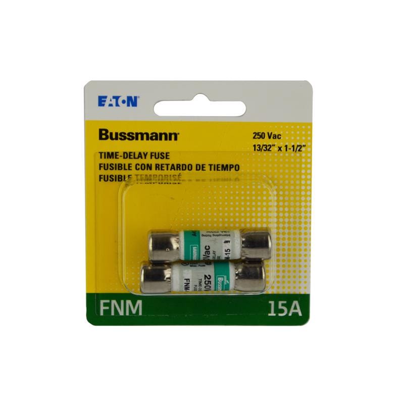 Bussmann BP/FNM-15 15 amps Midget Fuse 2 pk