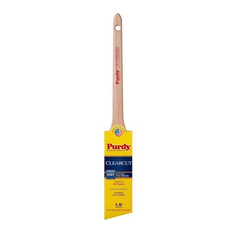 Purdy 144080115 Clearcut Dale 1-1/2 in. Stiff Angle Trim Paint Brush