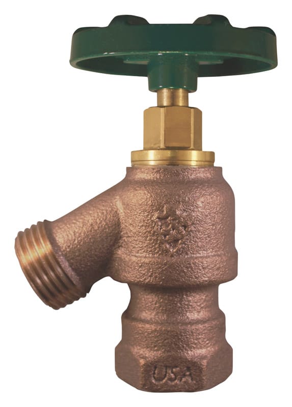 Arrowhead 925LF 1/2 or 3/4 in. FIP Hose Brass Garden Valve