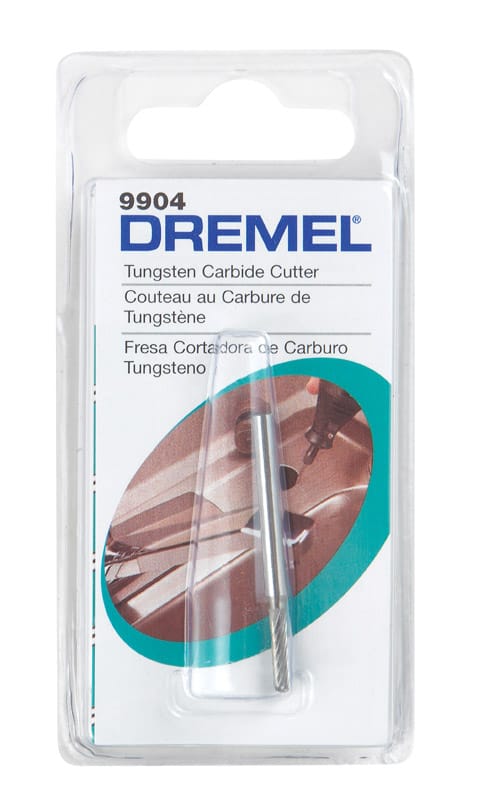 Dremel 9904 3/32 in. X 1-1/2 in. L Tungsten Carbide Cutter 1 pk