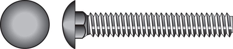 Hillman 7812593 3/8 in. X 6 in. L Hot Dipped Galvanized Steel Carriage Bolt 50 pk