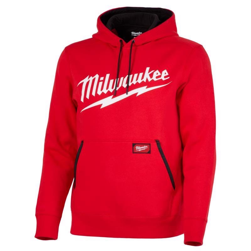 Milwaukee 352R-M BIG LOGO MIDWEIGHT HOODIE RED