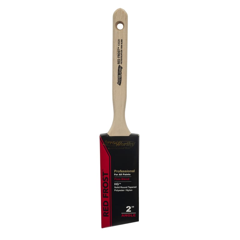 ArroWorthy 2020 0200 Red Frost Professional 2 in. Firm Angle Paint Brush