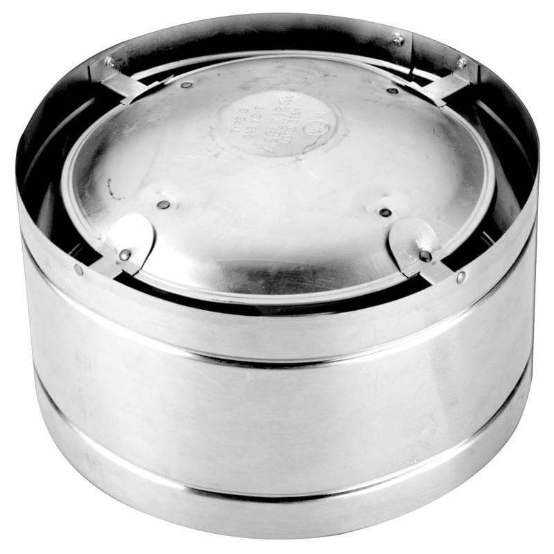 Selkirk 103802 3 in. D X 8 in. L Aluminum/Galvanized Steel Hi-Wind Top