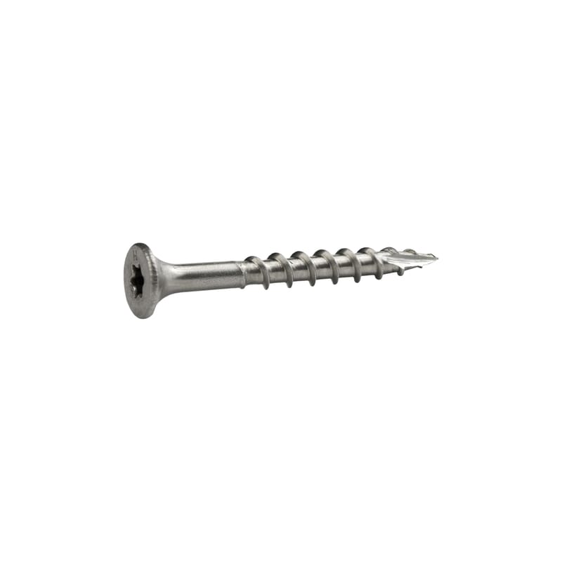 Grip-Rite MAXS1588DS3051 PrimeGuard Max No. 8 wire X 1.625 in. L Silver Star Bugle Head Deck Screws 1 lb 150 pk