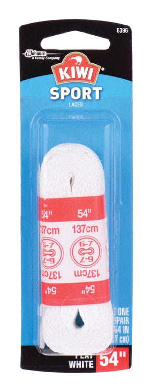 Kiwi 70432 Sport 54 in. White Shoe Laces
