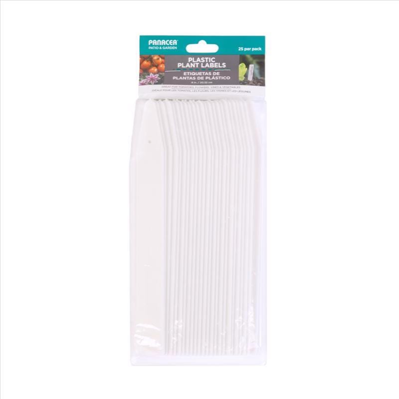 Panacea 86872 8 in. H X 4 in. W X 0.6 in. D White Plastic Plant Label