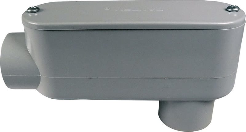 Cantex 5133667U 1-1/2 in. D PVC Conduit Body For PVC 1 pk