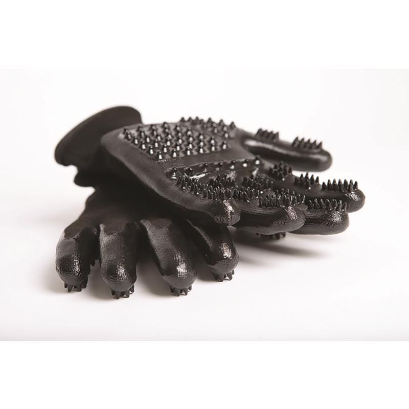 Handson HGLV104BLKLG Grooming Gloves For General
