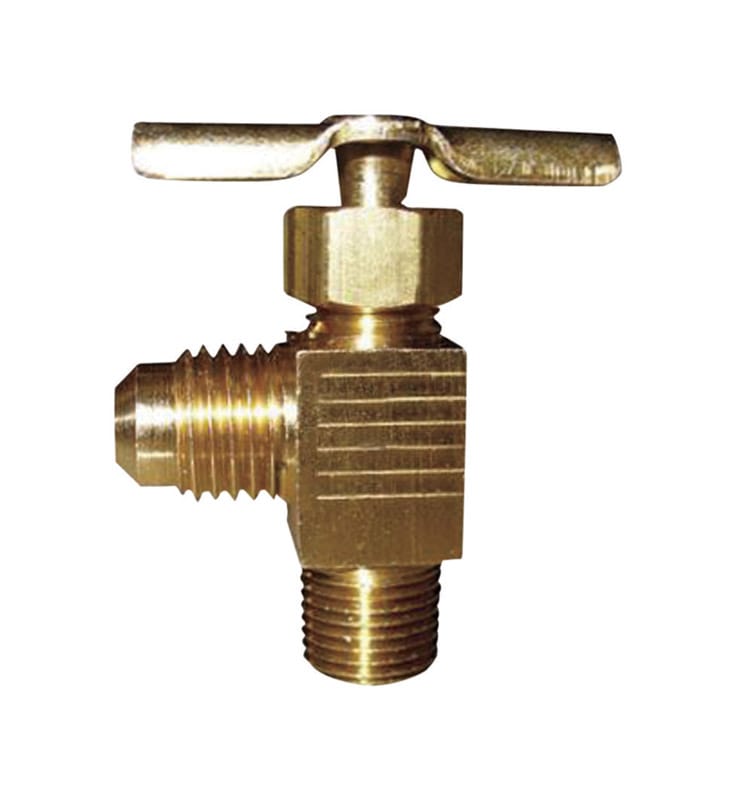 JMF Company 4506531 1/4 in. FPT X 1/8 in. FPT Brass Angle Stop Valve