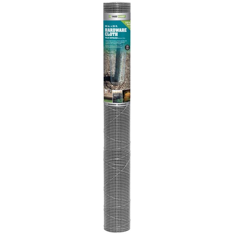 Yardgard 308233B 36 in. H X 25 ft. L Galvanized Steel Hardware Cloth 1/4 in.
