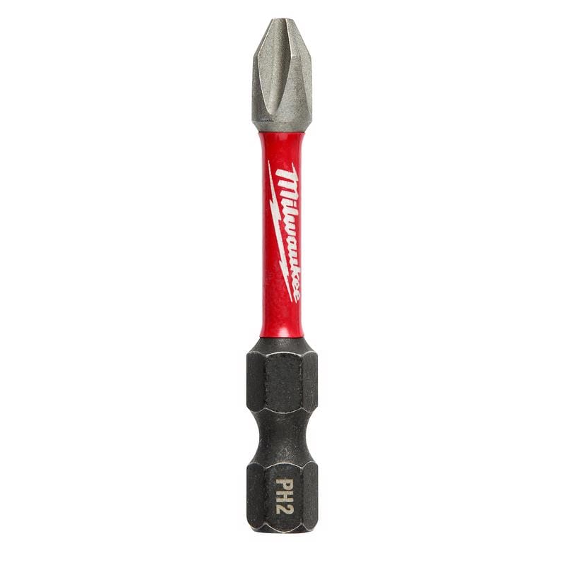 Milwaukee 48-32-4462 Shockwave Phillips #2 X 2 in. L Screwdriver Bit Steel 1 pc