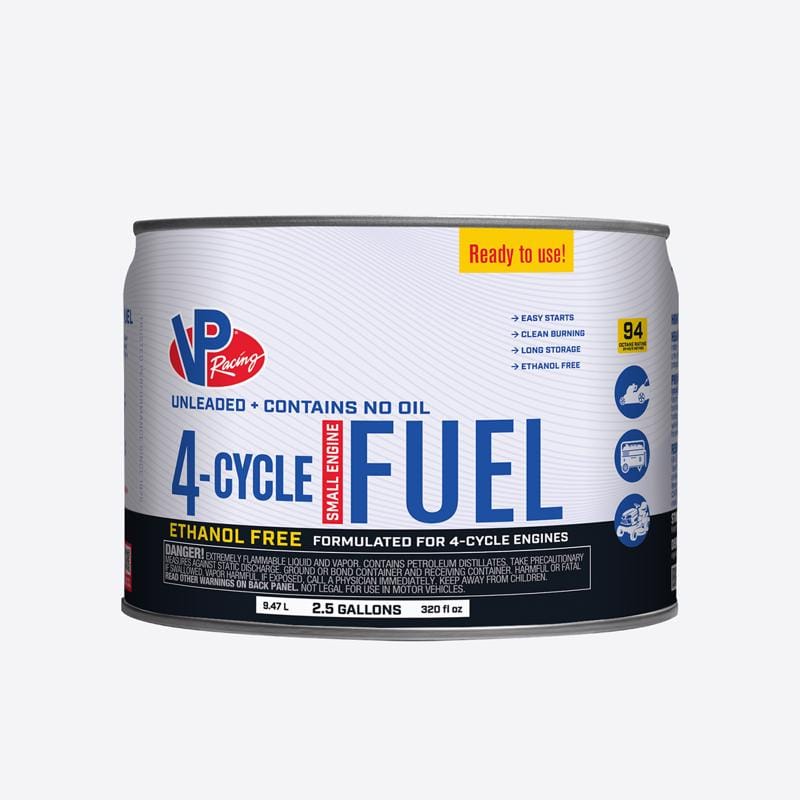 VP Racing Fuels 62025 Ethanol-Free 4-Cycle Small Engine Fuel 2.5 gal