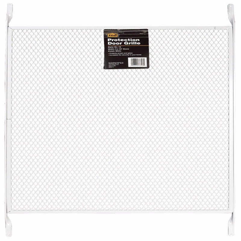M-D Building Products 33308 30.25 in. W X 20 in. L White Aluminum Door Grilles