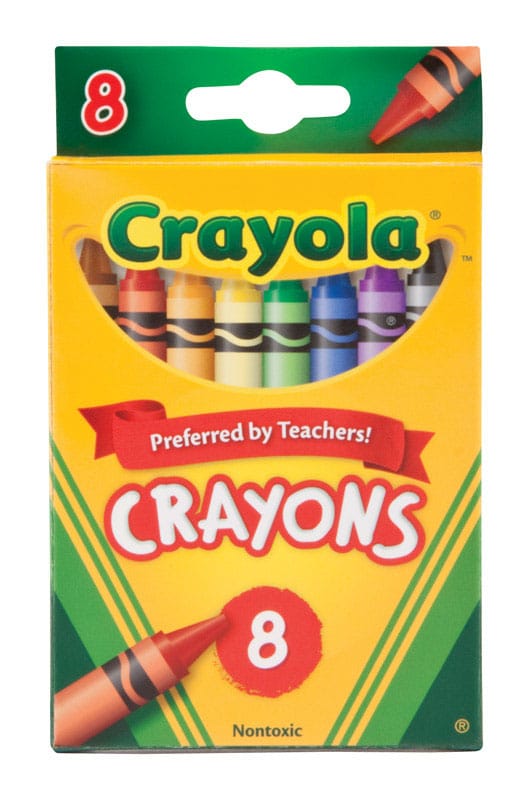 Crayola 52-3008 Assorted Color Crayons 8 pk