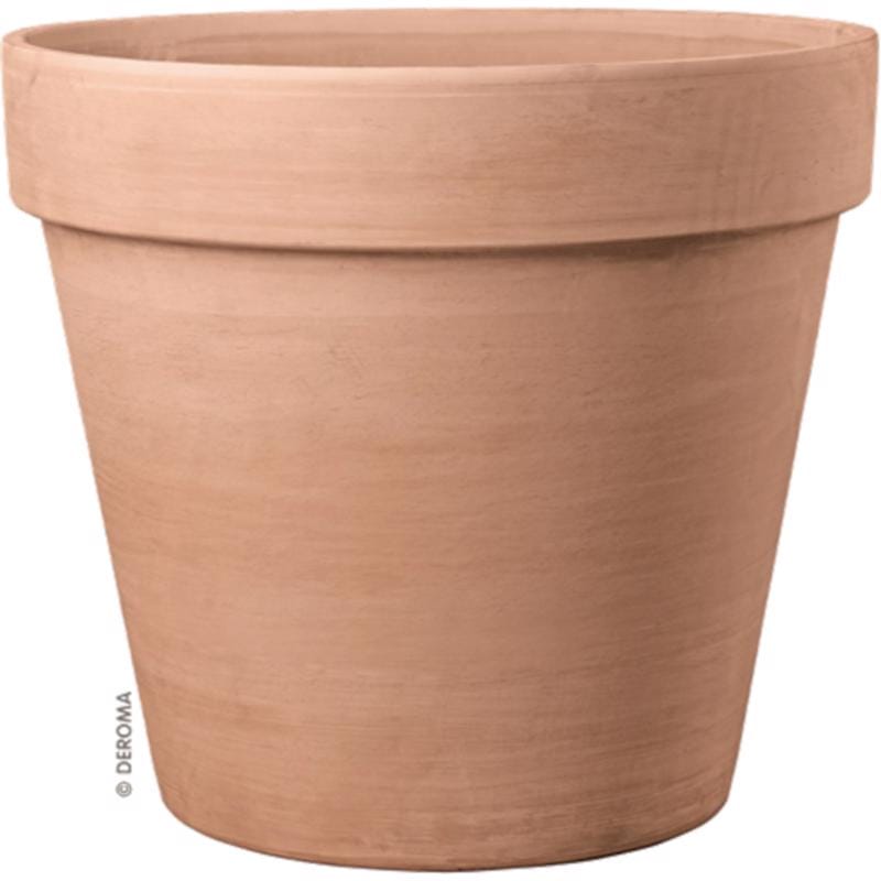 Deroma 0121WPZZ 7.49 in. H X 8 in. W X 8 in. D X 8 in. D Clay Standard Planter Blush