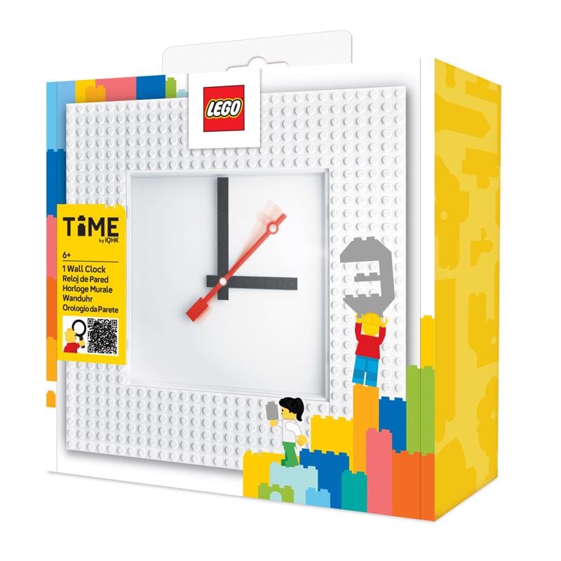 Lego 53771 Time by IQHK Wall Clock Building Set White