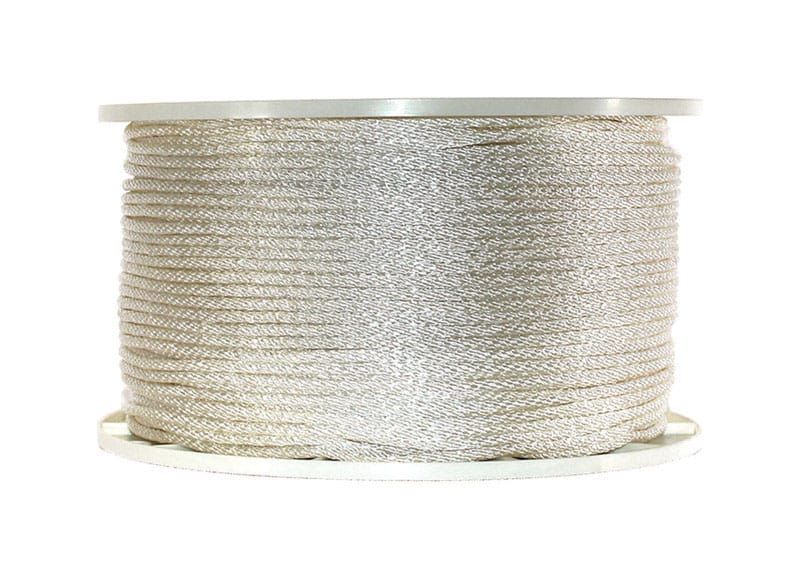 Koch Industries 5220645 3/16 in. D X 1000 ft. L White Solid Braided Nylon Rope