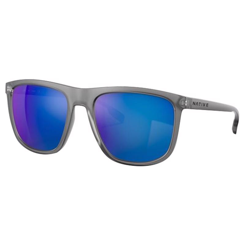 Native 0XD903690360457 Mesa Sunglasses Unisex Matte Smoke Crystal Frame Blue Lens Polarized Blue Light Blocking