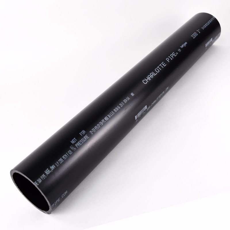 Charlotte Pipe ABS 03300 0200 3 in. D X 2 ft. L ABS DWV Pipe