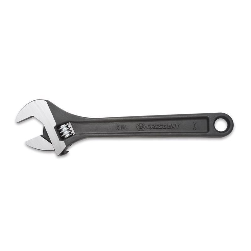 Crescent AT210VS Metric and SAE Adjustable Wrench 10 in. L 1 pc