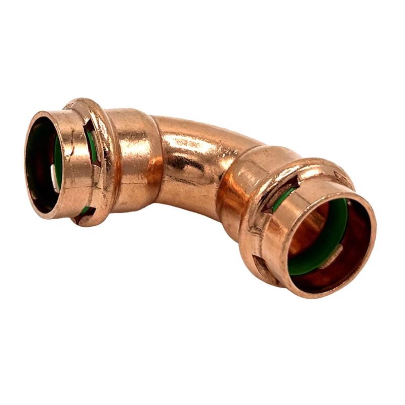 Quickfitting SPWE11R 1/2 in. Press in. X 1/2 in. D Press in. Copper 90 Degree Elbow