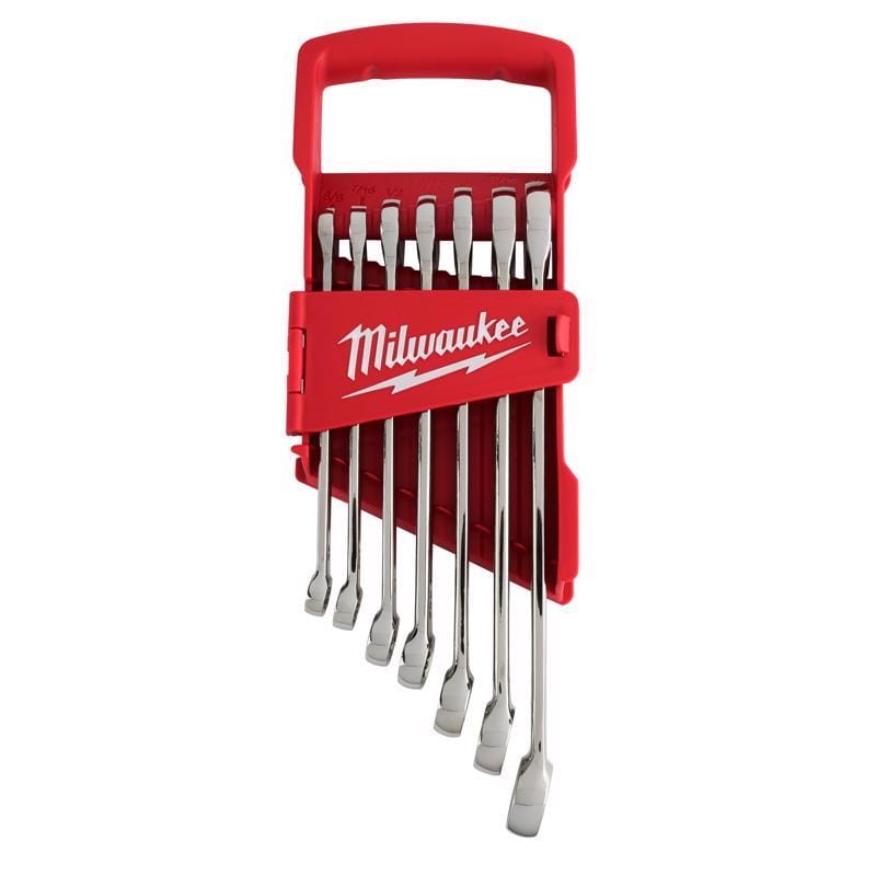 Milwaukee 48-22-9407 7PC COMBINATION WRENCH KIT SAE