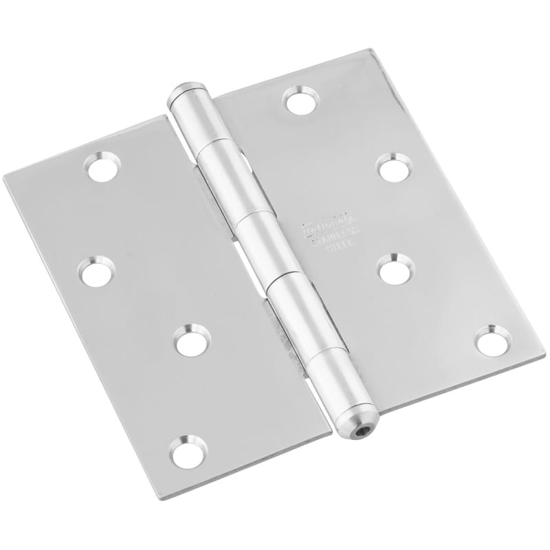 National Hardware N830-276 4 in. L Stainless Steel Door Hinge 1 pk